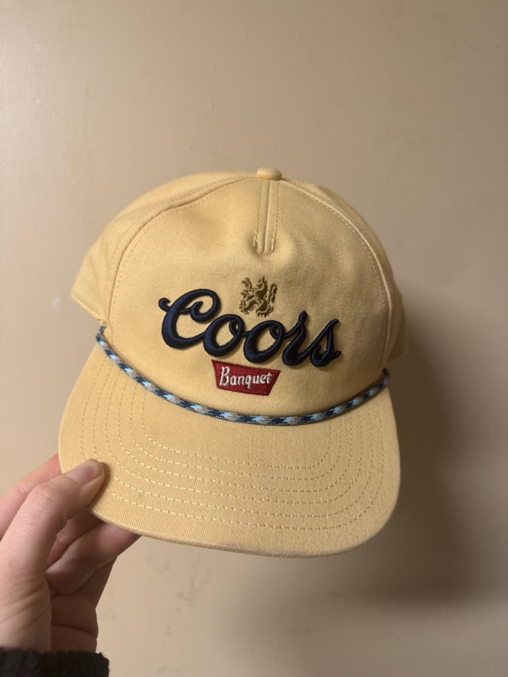 Coors Banquet Rope-Detail 5 Panel Hat